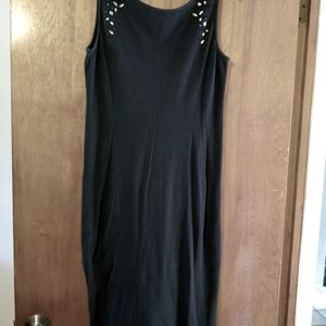 New York and Co long black dress